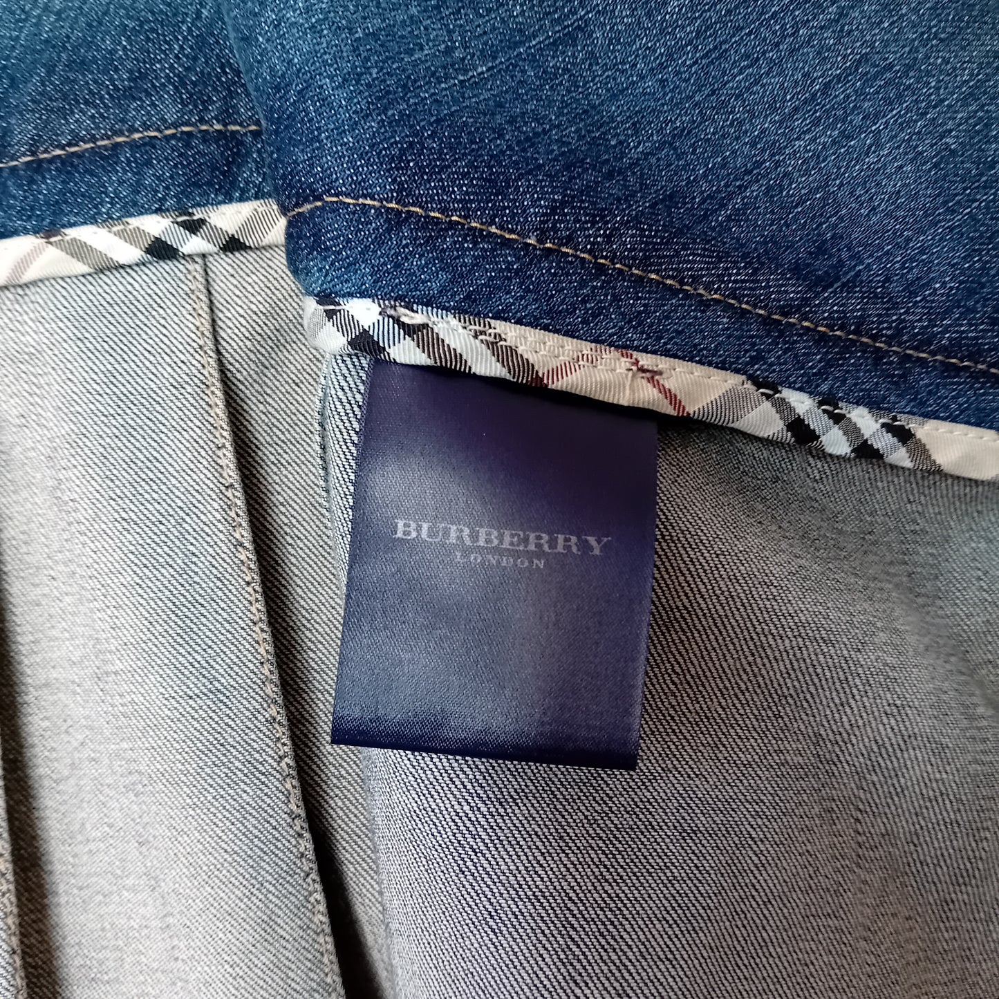 Gonna in jeans Burberry