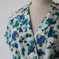 Handmade flower shirt vintage