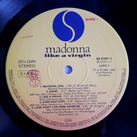 Vinili Madonna The first album e Like a virgin