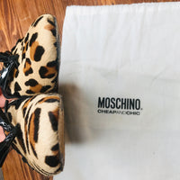 Mocassini leopardati Moschino
