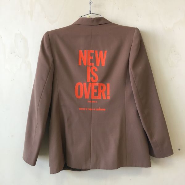 Giacca "NEW IS OVER"