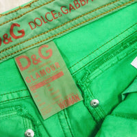 D&G green capri denim