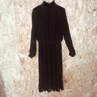 Vestito Plissè nero vintage